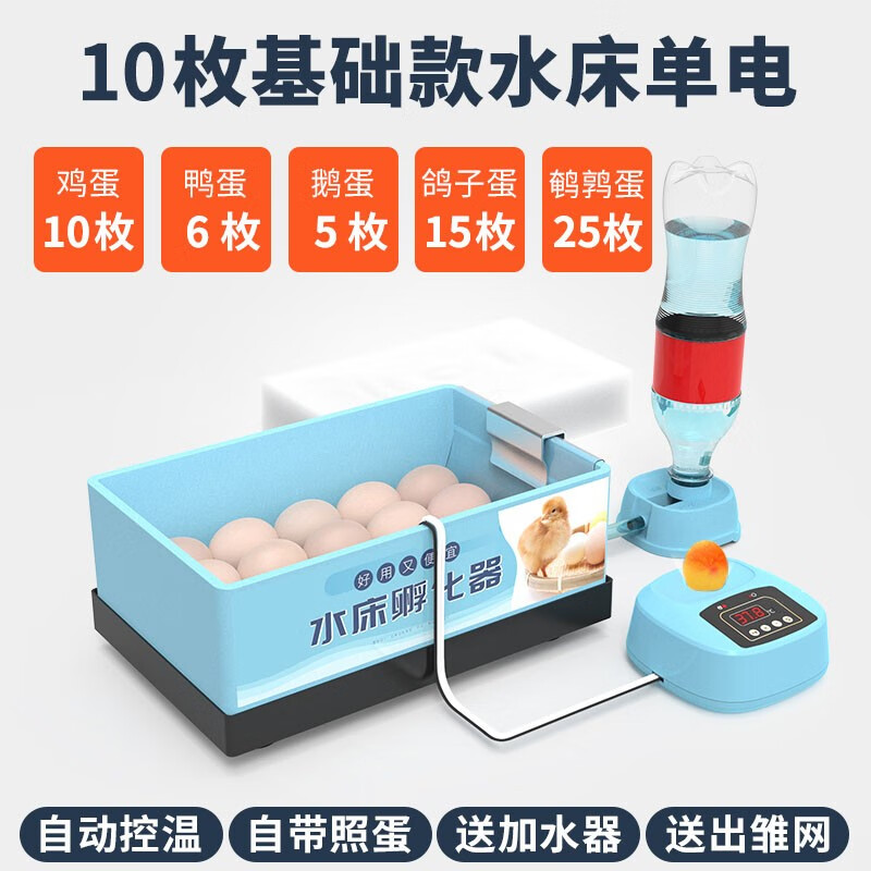 京单厨具孵化器小型家用智能孵蛋器孵蛋机水床孵化机小鸡芦丁鸡孵化箱
