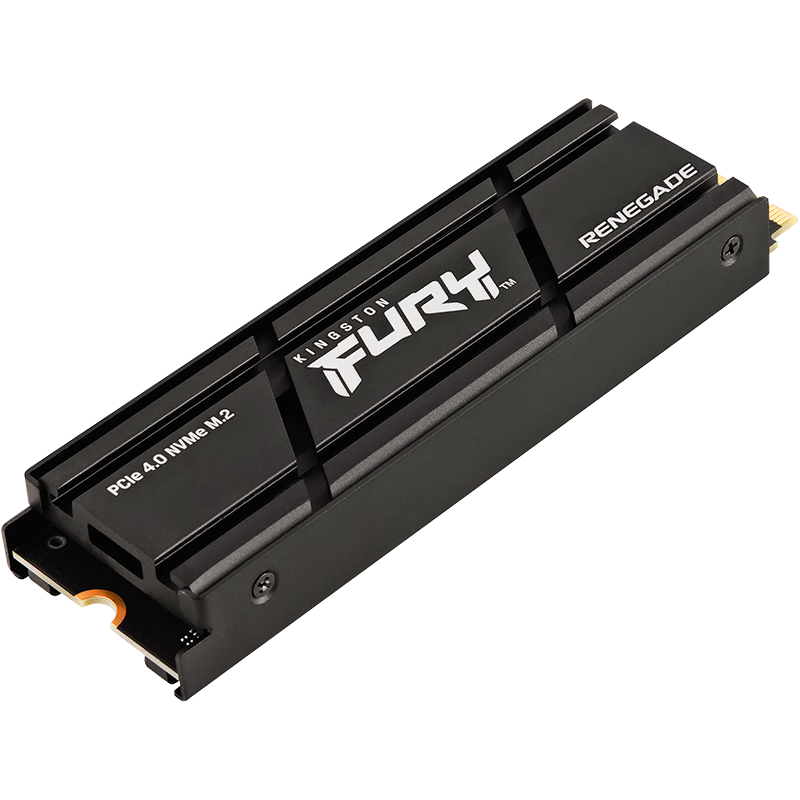 金士顿（Kingston）FURY 1TB SSD固态硬盘 M.2接口(NVMe PCIe 4.0×4) Renegade系列 散热器 读速7300MB/s