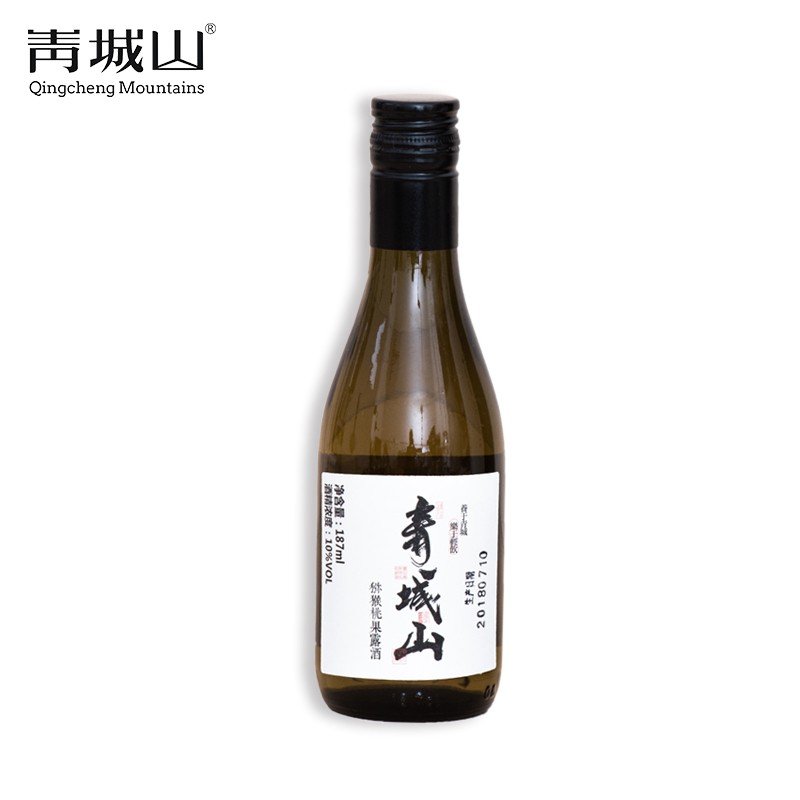 青城山猕猴桃酒果酒男女士低度养颜酒 187ml 单瓶 10度 非遗一号