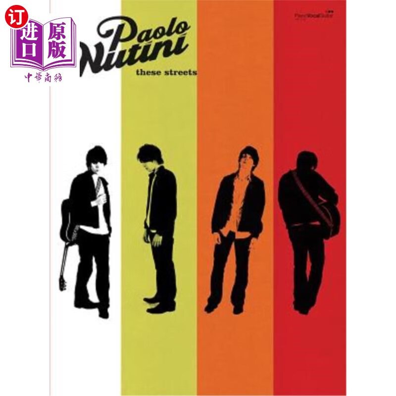 海外直订paolo nutini -- these streets: piano/vocal/chords 保罗