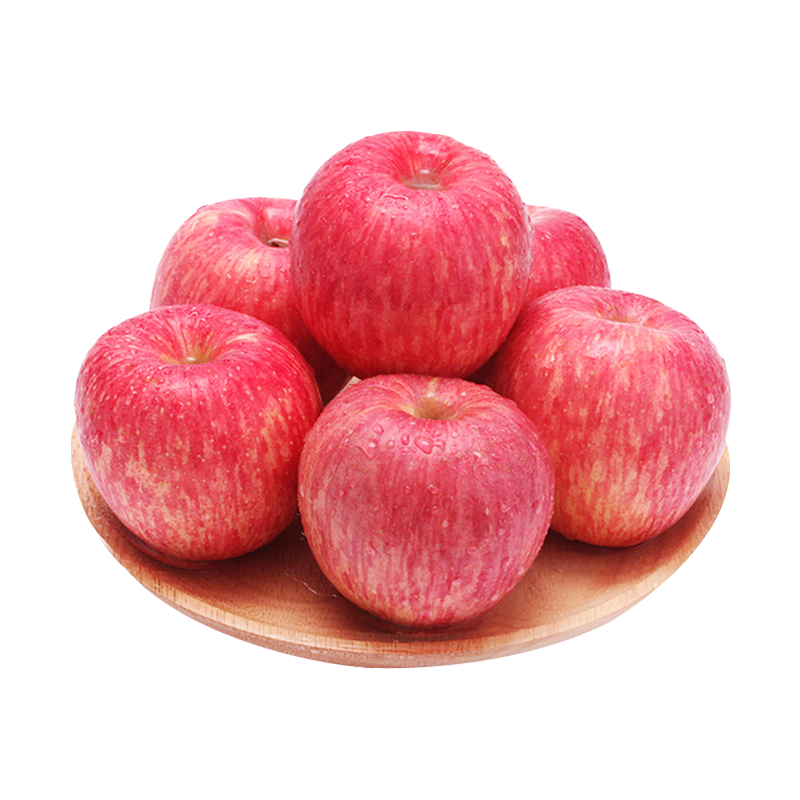 顶端果业洛川苹果陕西红富士苹果水果礼盒 3-23斤健康轻食 12枚75mm嘎啦苹果礼盒
