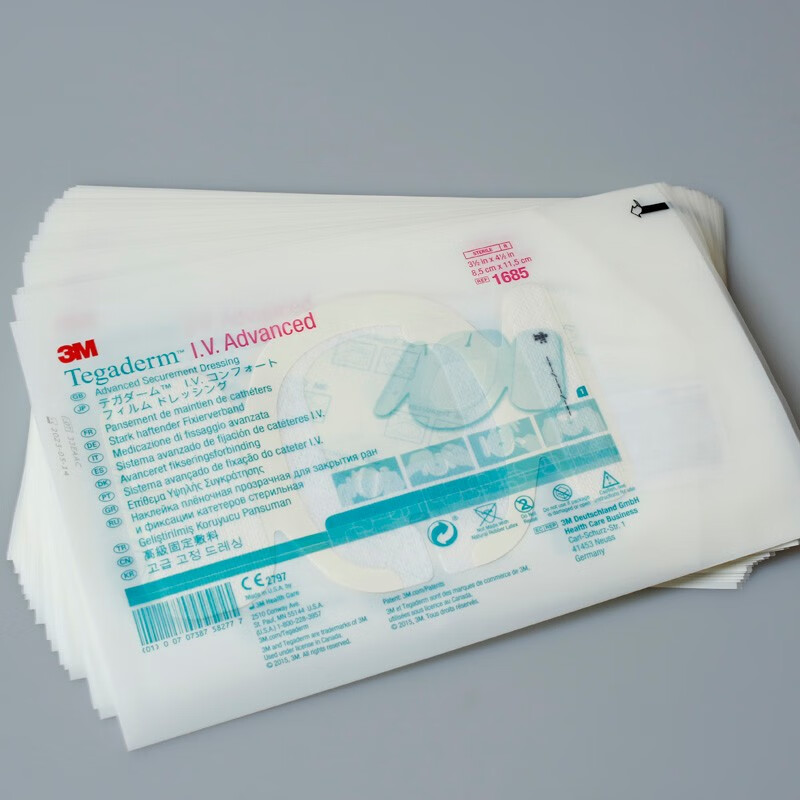 3m1685透明敷料贴膜医用中心静脉置管picc防水敷贴医院导管固定贴zk