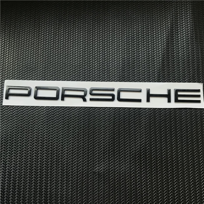 品枫韵适用于保时捷cayman车标718卡曼s标gts turbo车后尾标英文