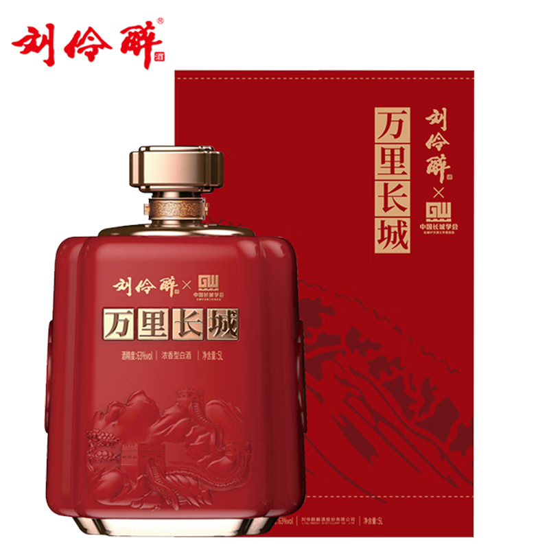 爆料万里城长联刘伶醉酒5L怎么样？品鉴评测限量珍藏63度浓香白酒插图