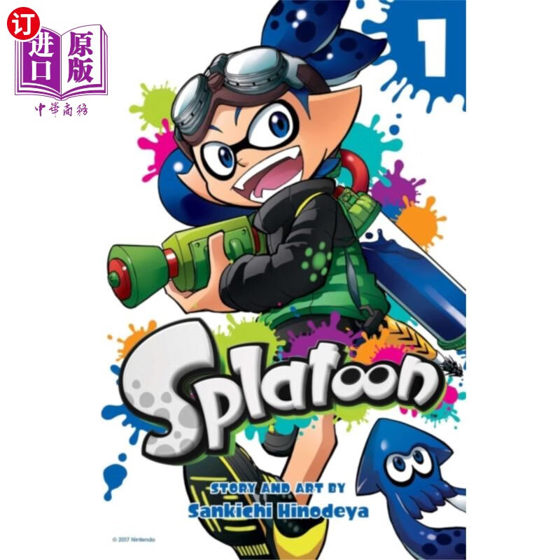 海外直订splatoon, vol. 1 斯拉通,第 1 卷
