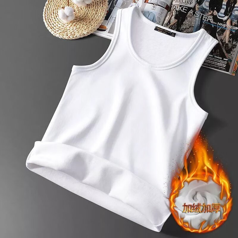 恺吉锐秋冬保暖背心男士加绒加厚标准型打底衫上衣马甲加绒背心男衫