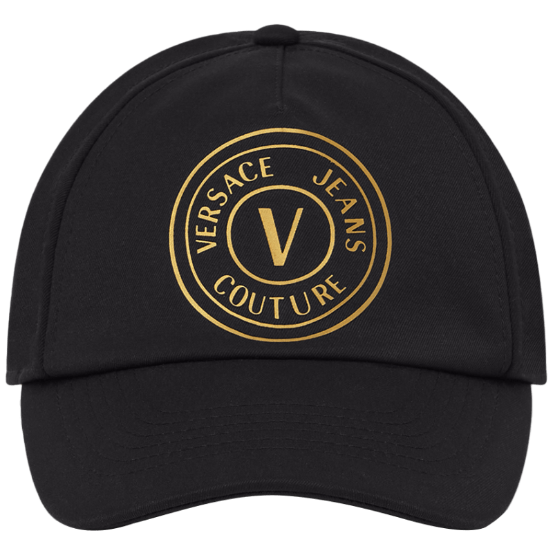 范思哲Versace Jeans Couture男士V-Emblem印花棒球帽 72YAZK16-ZS291