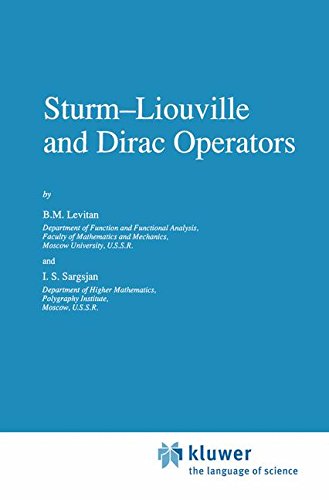 预订 sturm—liouville and dirac operators
