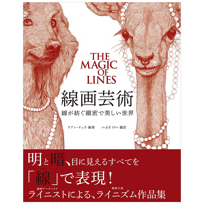 【现货】线画的魔力 線画芸術 線が紡ぐ緻密で美しい世界  插画设计 日文原版 The magic of lines进口图书书籍