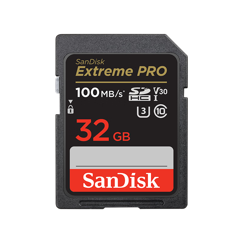 SanDisk 闪迪 Extreme PRO 至尊超极速系列 SD存储卡 32GB（UHS-I、V30、U3）