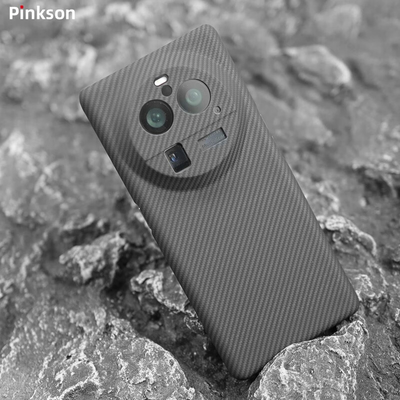 Pinkson凯夫拉OPPO Find X6 Pro手机壳芳纶纤维碳纤维保护套超薄全包磨砂硬壳男士新 【细纹600D/覆盖镜头】 【OPPO Find X6标准版】