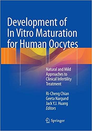 预订 development of in vitro maturation for human oocytes