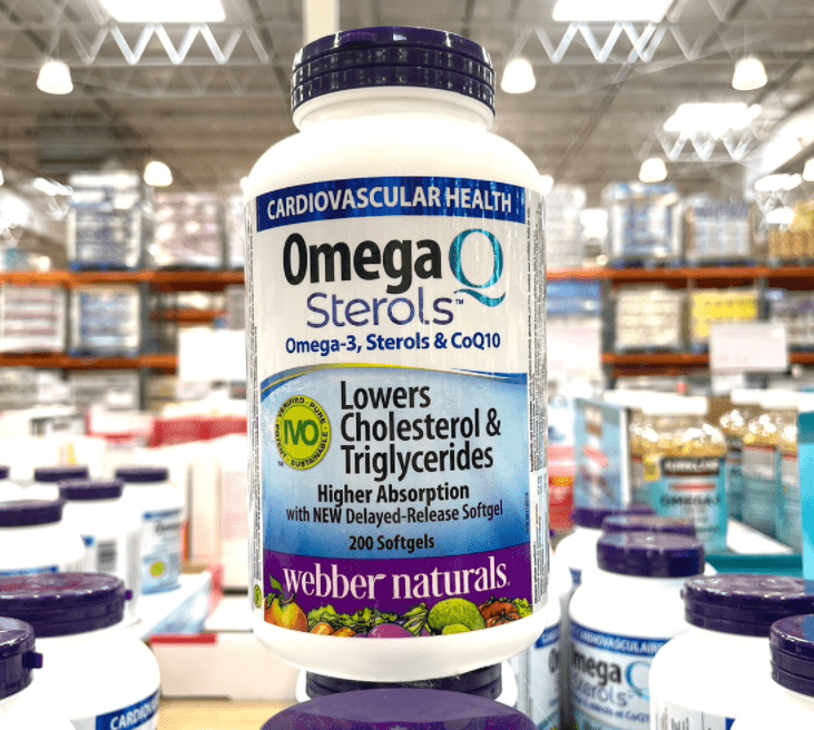 webber韦伯辅酶q10加深海鱼油软胶囊200粒加拿大 加拿大