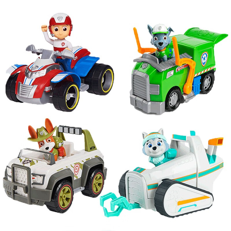 汪汪队立大功(paw patrol)狗狗巡逻队队长莱德全套模型新年礼物狗狗