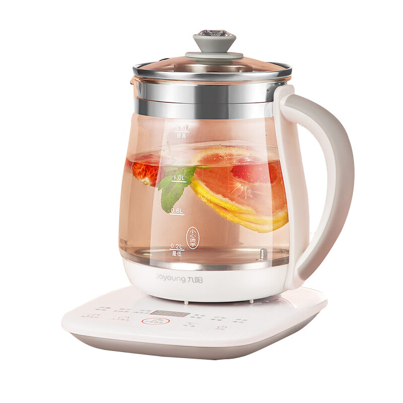 九阳(joyoung)养生壶迷你玻璃花茶壶煮茶器 12大功能11档温度 电水壶