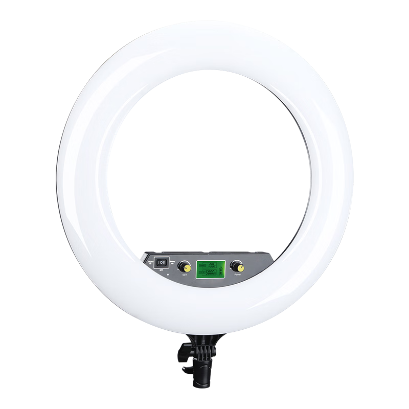 nicefoto耐思lr-480aii 直播补光灯led美颜摄影环形灯化妆纹绣支架