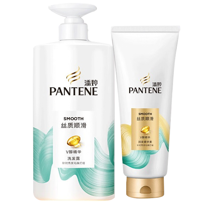 丝质顺滑洗发露500g 润发精华素200ml