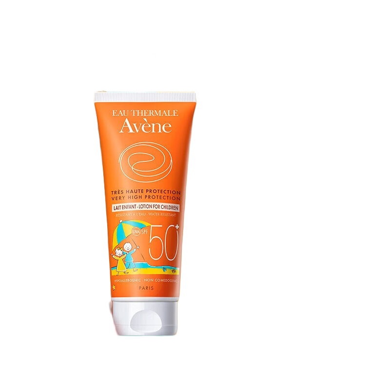 雅漾（Avene）防曬小金剛防曬霜滋潤溫和清爽不刺激SPF50+ 兒童防曬霜100ml效期27.3