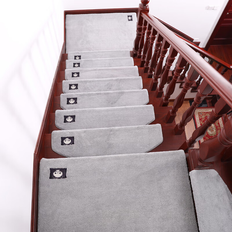 佰之力加厚18毫米楼梯踏步垫免胶自粘 欧式楼梯地垫家用防滑脚垫可