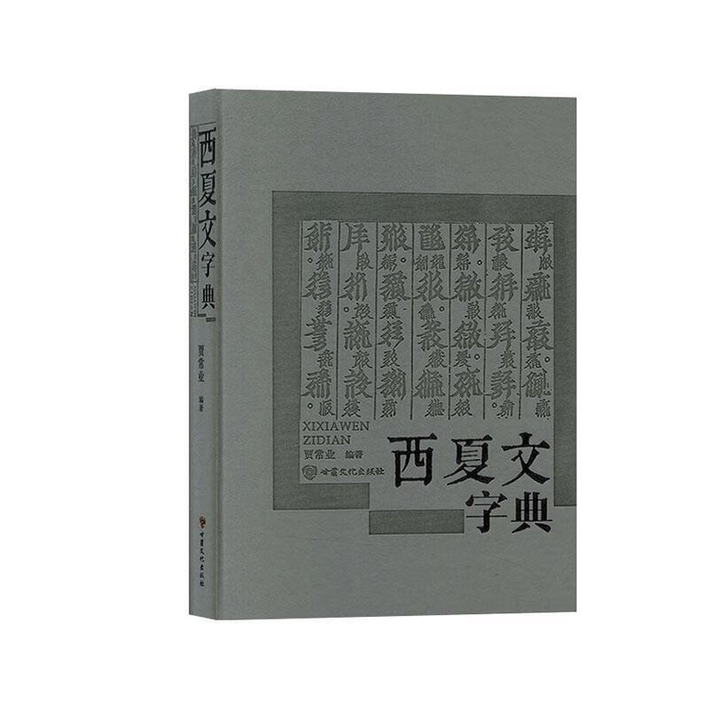 全新现货 西夏文字典 9787549017850  贾常业 甘肃文化出版社有限责任