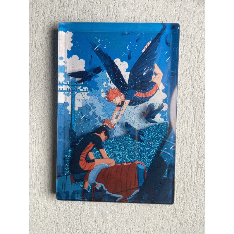 排球少年动漫周边流沙日向影山为你加冕亚克力砖流麻桌面立牌 排 8mm)