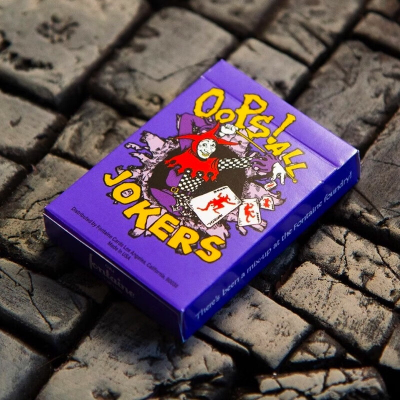 美国进口all joker oaj方丹fontaine魔术花切收藏扑克牌 收藏扑克牌