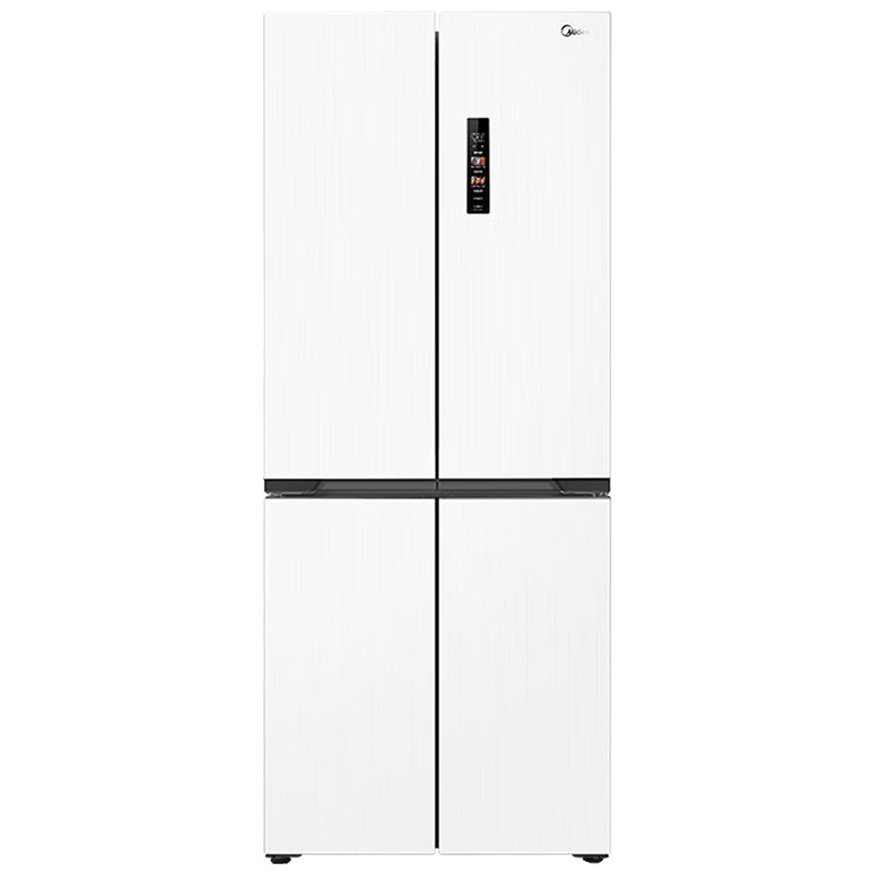 PLUS会员：Midea 美的 457纯平全嵌 四开门风冷电冰箱 MR-457WUSPZE 白