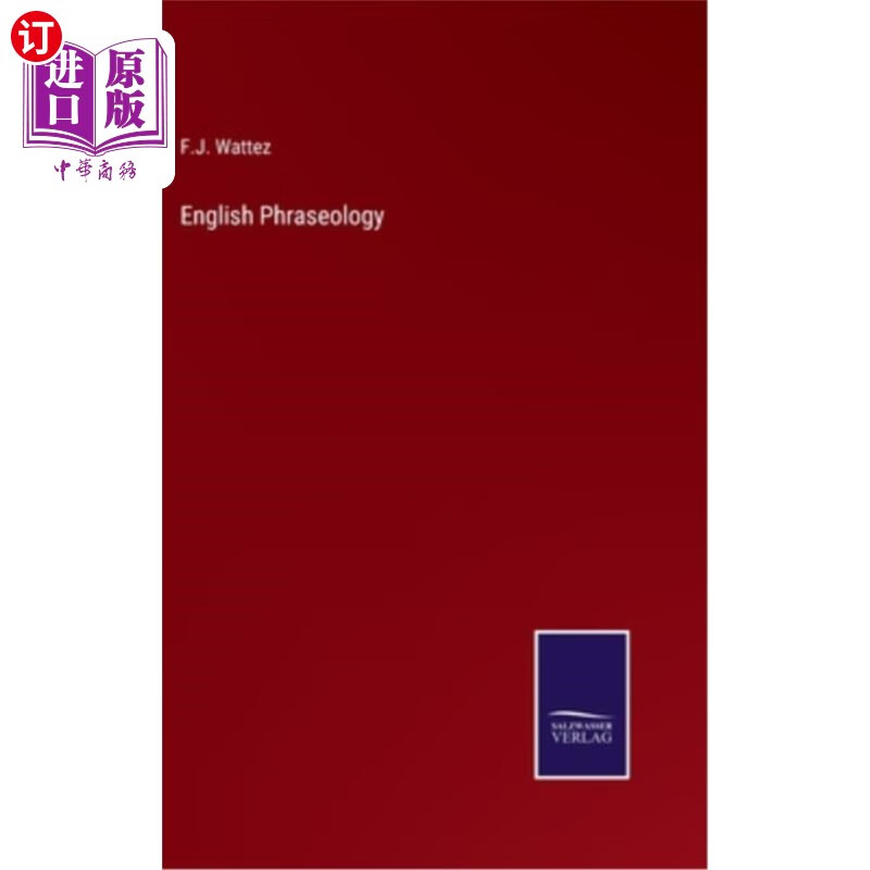 海外直订english phraseology 英语语法