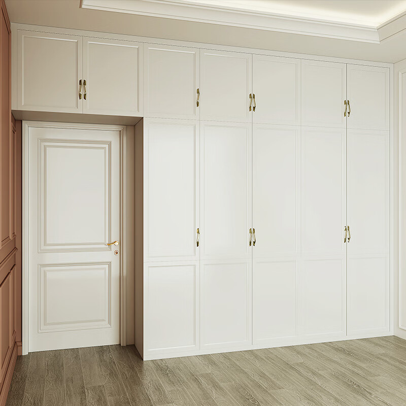 索菲亚整体衣柜全屋定制平开门衣帽间柜子组合工厂定做法式简欧风