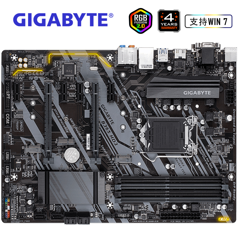 技嘉（GIGABYTE）B365 HD3游戏主板 支持WIN7支持9400F(Intel B365/LGA 1151)
