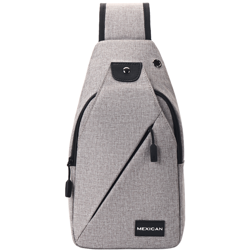 百亿补贴:稻草人男士胸包随身旅行休闲单肩斜挎包手机腰包帆布背包骑行学生通勤 216元拍4件(合54元/件)