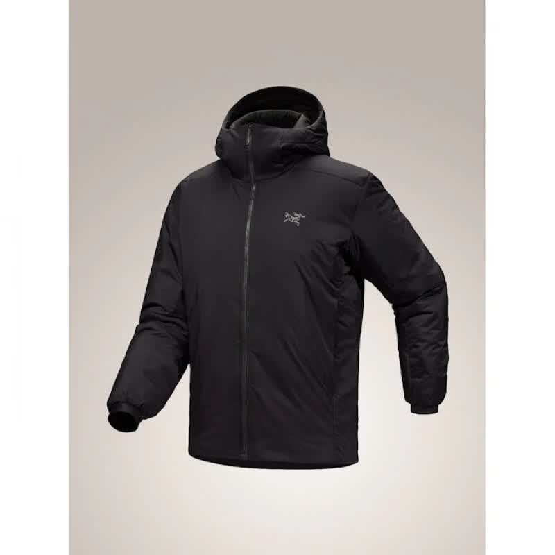 始祖鸟（ARC’TERYX）、始祖鸟ATOM阿童木家族男女士连帽棉服加拿大直邮七夕情人节礼物 男士Atom Heavyweight连帽外套黑 XL