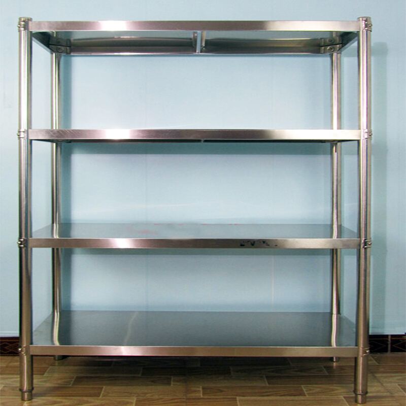 定制加厚不锈钢货架置物架厨房货架货架蔬菜架储物架仓储库房货架 长