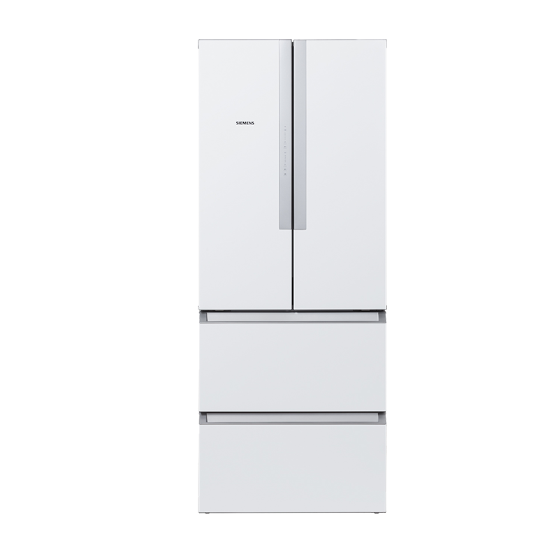 PLUS会员：SIEMENS 西门子 BCD-484W(KM48EA20TI) 变频混冷多门四门大容量家用冰箱  白色 484升
