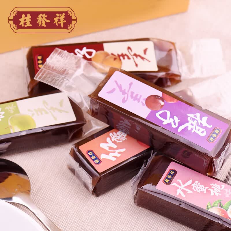 桂发祥十八街栗羊羹480g礼盒装天津特产栗子羹羊肝羹糕点零食小吃 多