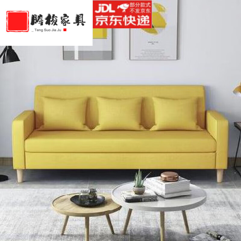 进口材质二人位小沙发小户型精致女生房间布置单身公寓实用经济型批发