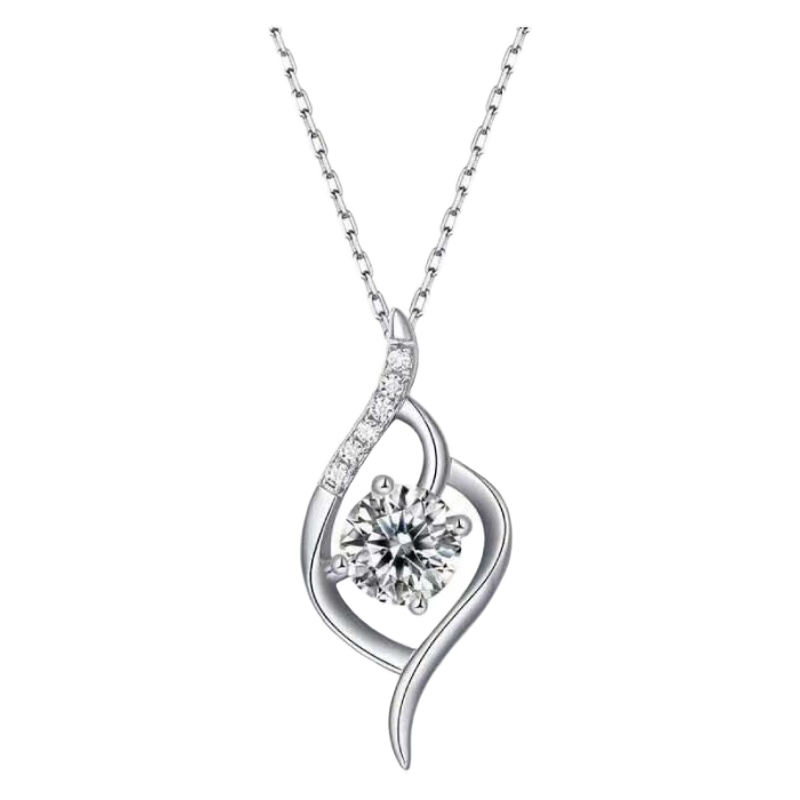 蒂瑞珂女士莫桑钻项链一克拉