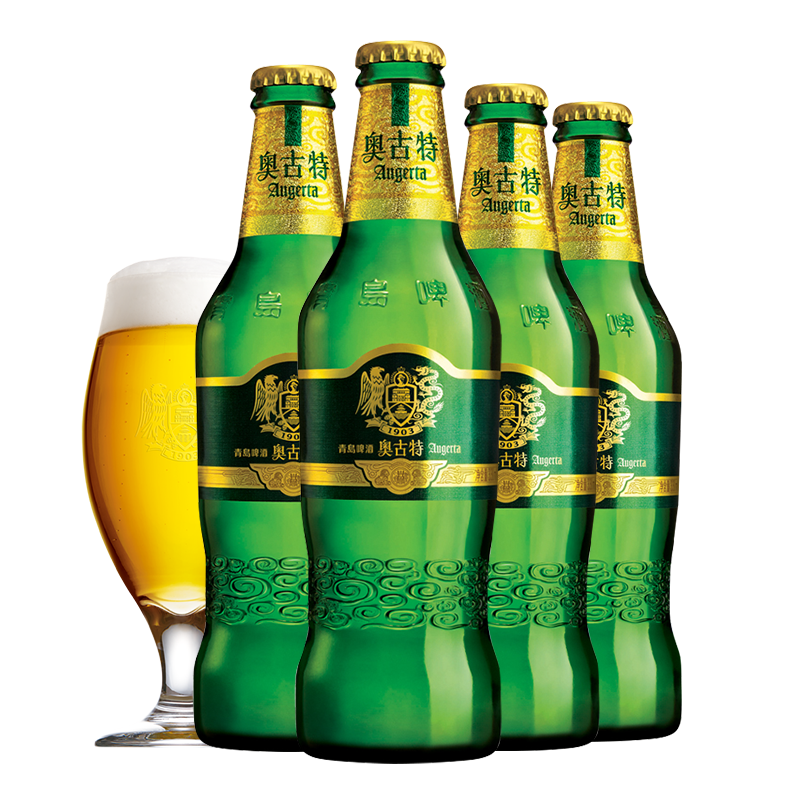 奥古特啤酒12度330ml*4瓶