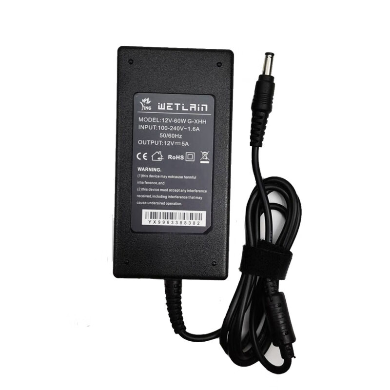 12V5A笔记本电源适配器接口5525液晶显示器适配器电源 WE12V5A
