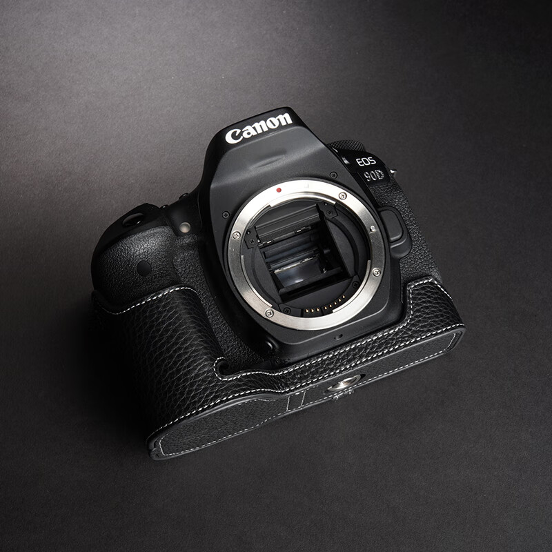 徕纳(laina)适用佳能90d相机包canon eos 90d保护套真皮套手柄手工