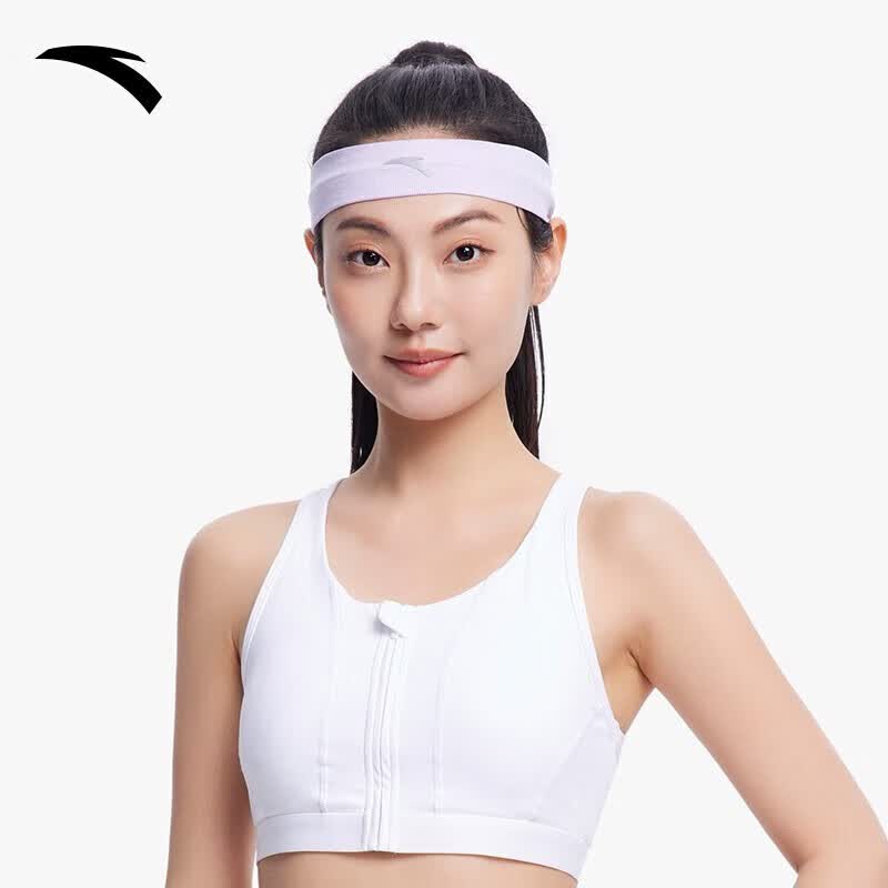 安踏(anta)运动发带止汗头带吸汗头巾跑步防导汗篮球健身束发带 紫色
