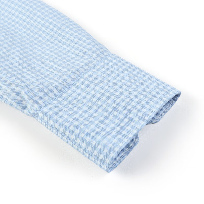 MAYOR男装 高支全棉免烫透气舒适长袖衬衫 MLTP19777HQT-3蓝色 175/92A