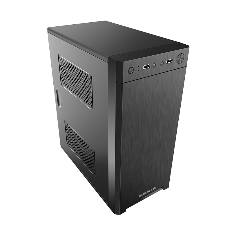 大水牛(bubalus)商智u2 台式主机电脑机箱 商务家用办公机箱(支持m