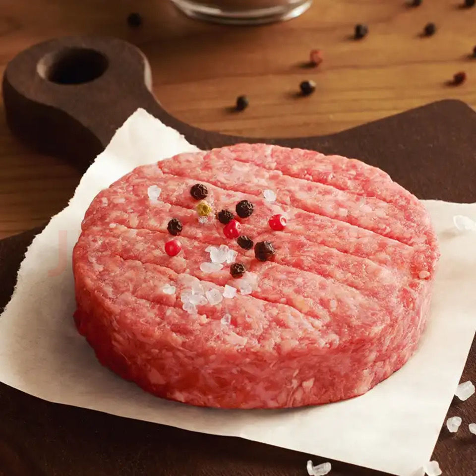 西帕克澳洲和牛牛肉饼 汉堡牛肉饼纯牛肉12片新鲜和牛谷饲200天 和牛
