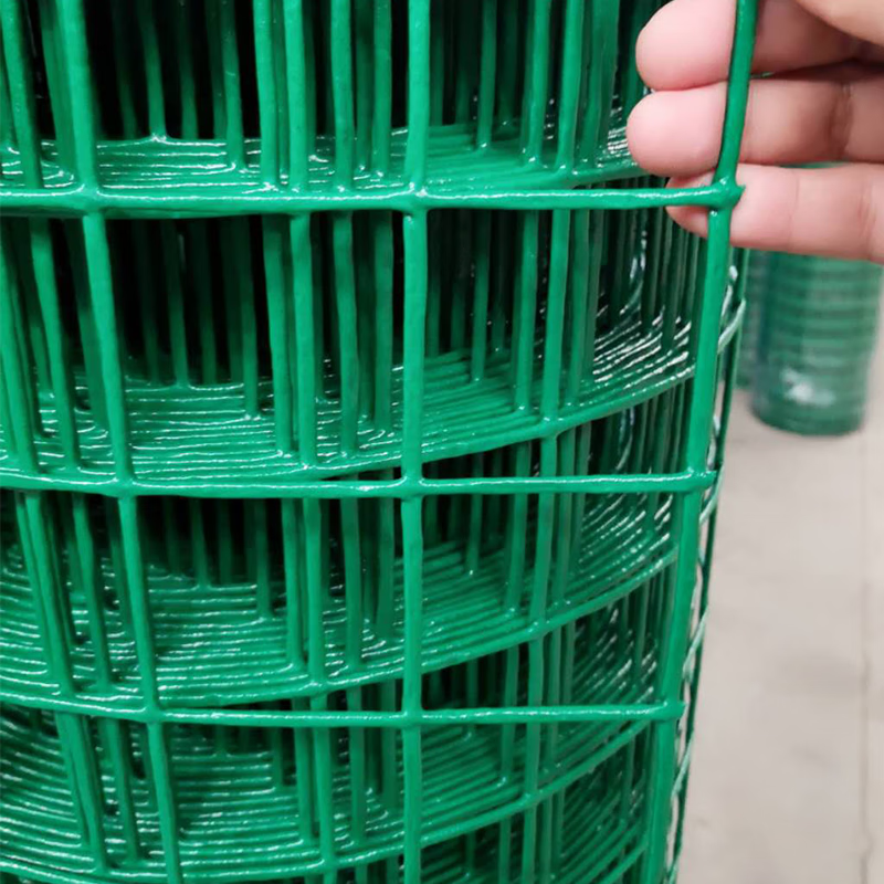 华诺圣成荷兰网 铁丝网 护栏网 隔离护栏网栅栏养殖网鸡鸭网果园包塑网 6cm*6cm孔 1.5米高30米长（3.0丝粗）