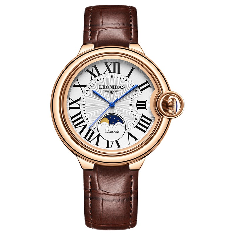 列奥尼达(leonidas)情侣手表一对男女款复古气质防水女士石英腕表轻奢