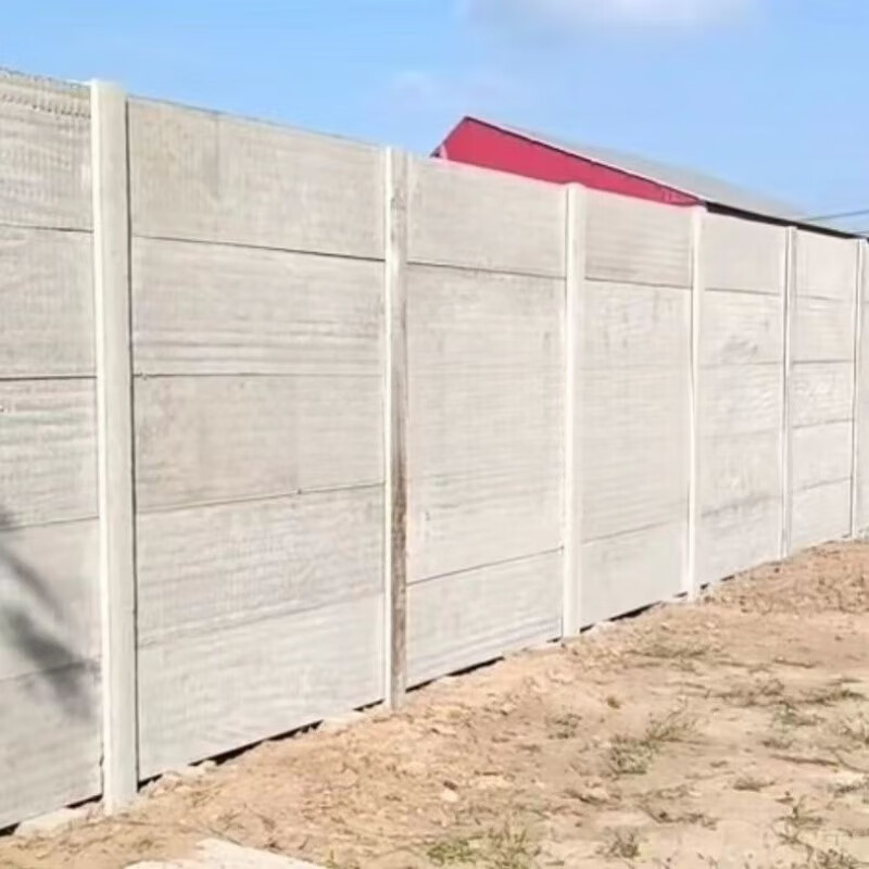 杉斯水泥制品钢筋水泥板装配式围档电力围墙临时占地隔墙板水泥围墙板