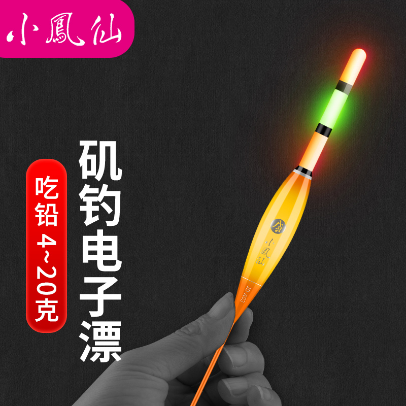 小凤仙日夜两用浮漂远投矶钓漂加粗超醒目大物鲢鳙高灵敏电子夜光漂垂钓鱼具用品