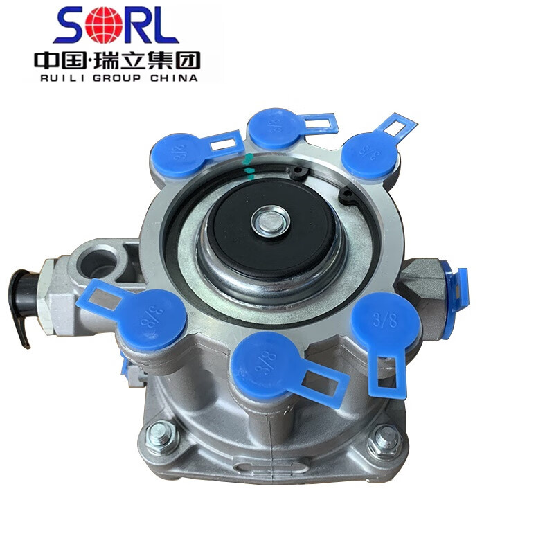 兰达瑞立半挂车三桥同步继动阀abs防抱死柔刹王平板车后挂继动挂车阀