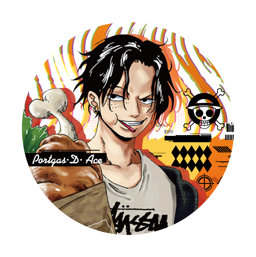 妙普乐海贼王同人动漫周边路飞索隆山治艾斯马口铁日谷底镭射徽章吧唧